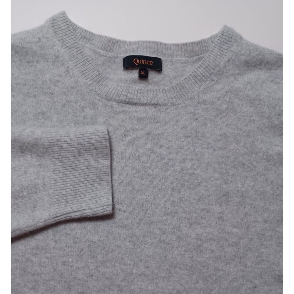 Quince Mongolian Cashmere Sweater XL Sustainable Luxury Minimalist Old‎ Money